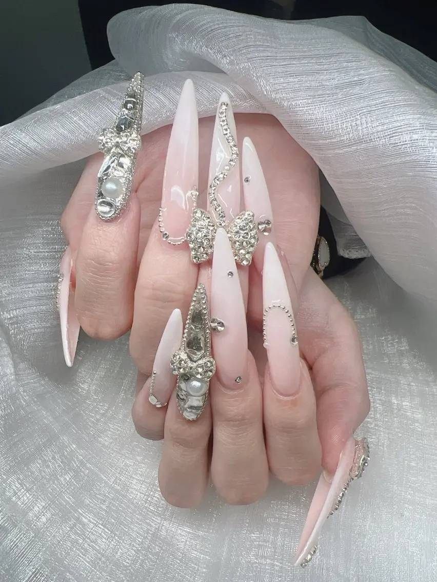 ネイル ハンドネイル Lee Nails チップ長さだし専門店のネイルデザイン