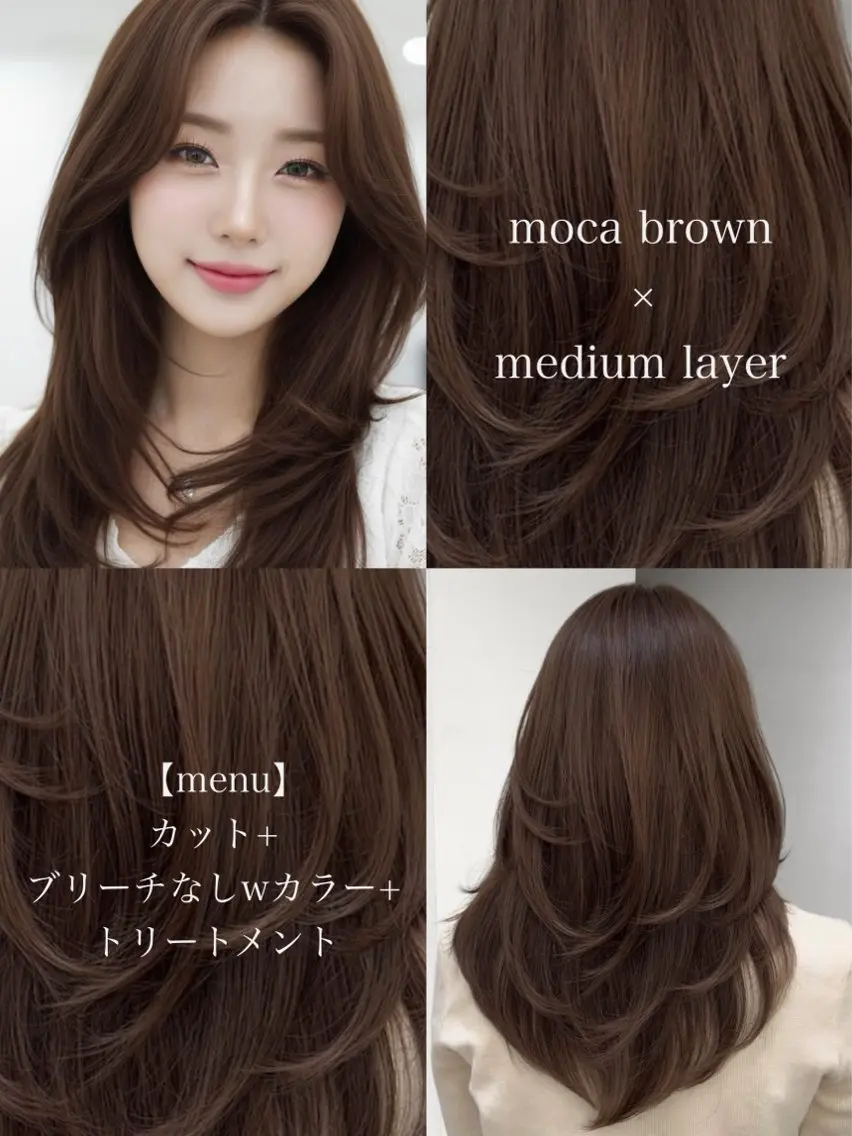 ロング くびれヘア 顔周りカット 韓国風ヘア レイヤーカット シースルーバング カット ヘアカラー トリートメント ヘッドスパ ヘアセット 韓国ヘア×2way 🇰🇷和知拓郎のヘアスタイル