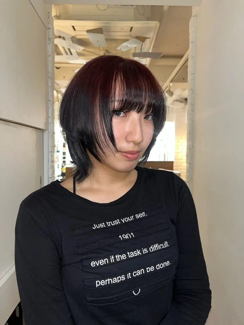 ミディアム カラー カット ヘアカラー トリートメント ヘッドスパ 透明感【カラー支持率 No.1】リノ🪐のヘアスタイル