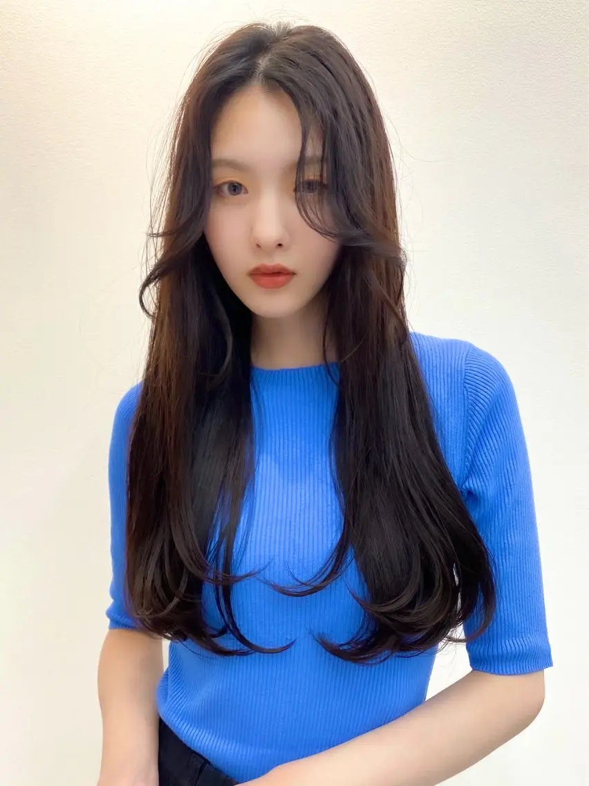 ロング 山﨑 燦人のヘアスタイル
