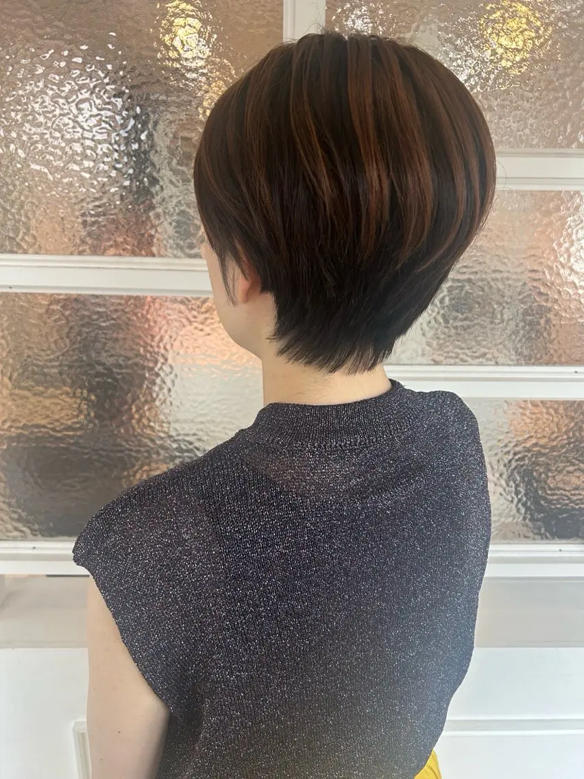 ショート ショートヘア 🦋ショートカット モデル紀輔🦋‪のヘアスタイル
