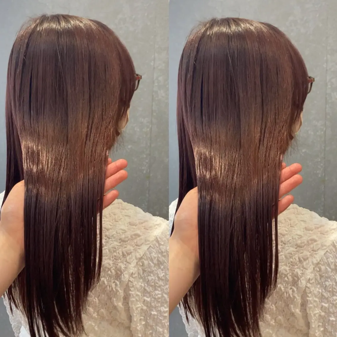 セミロング み うのヘアスタイル