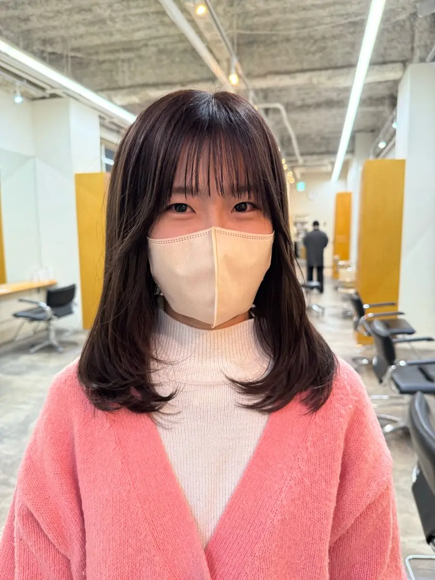 ミディアム カット MION✂️ 似合わせカットのヘアスタイル