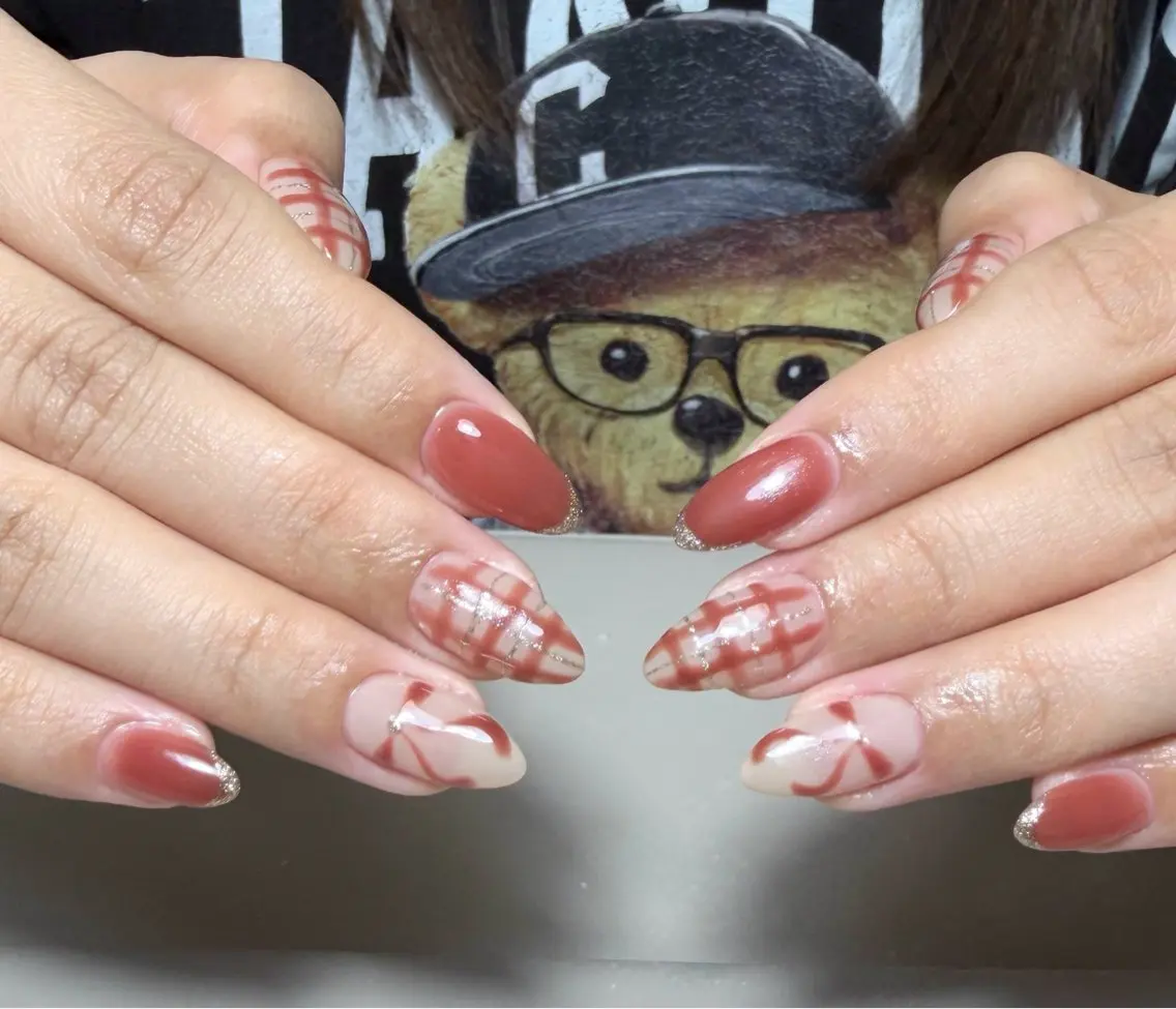 ネイル ハンドネイル ハンドケア 🍑 momo_nailのネイルデザイン