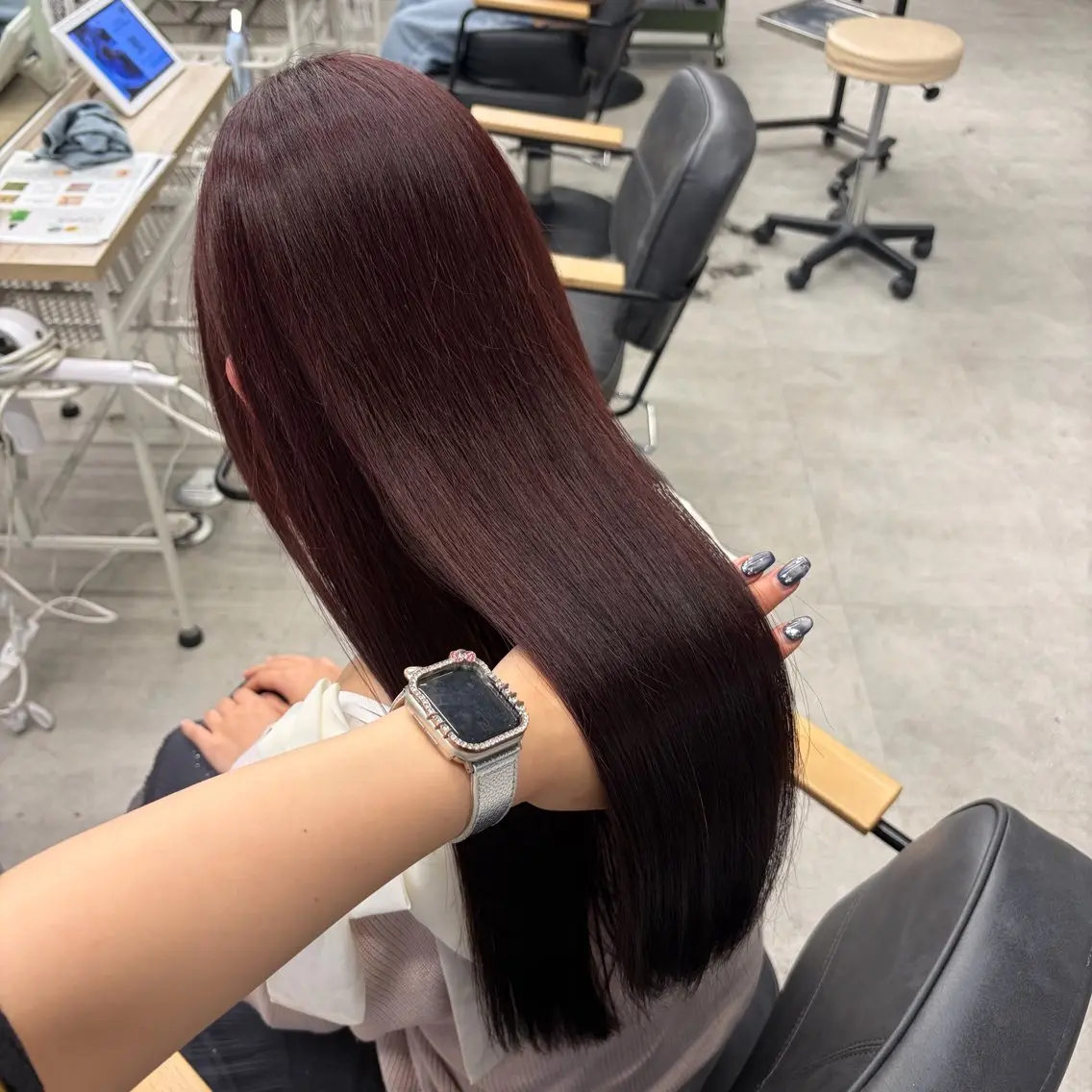 ロング カラー ヘアカラー ななみ.⋆𝜗𝜚 透明感カラー/まつパのヘアスタイル