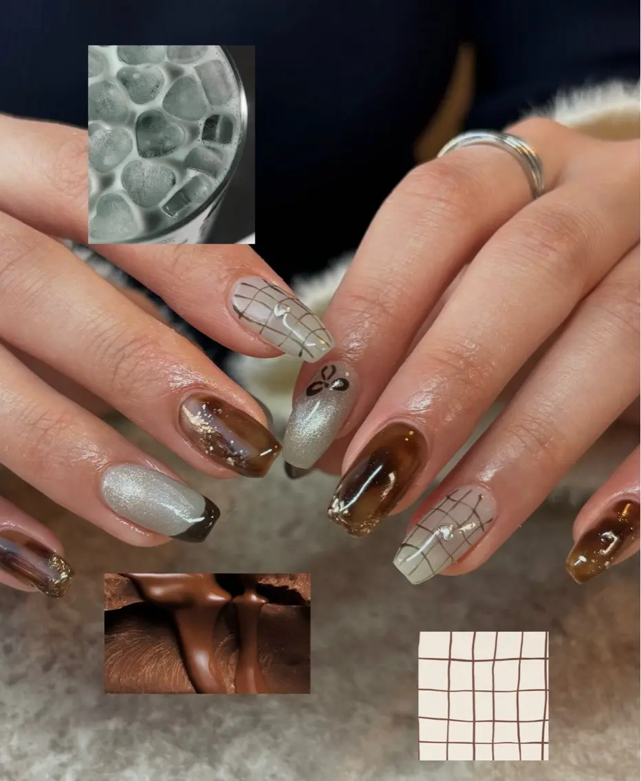 ネイル ハンドネイル ニュアンスネイル⌇ Rukka💅🫧のネイルデザイン