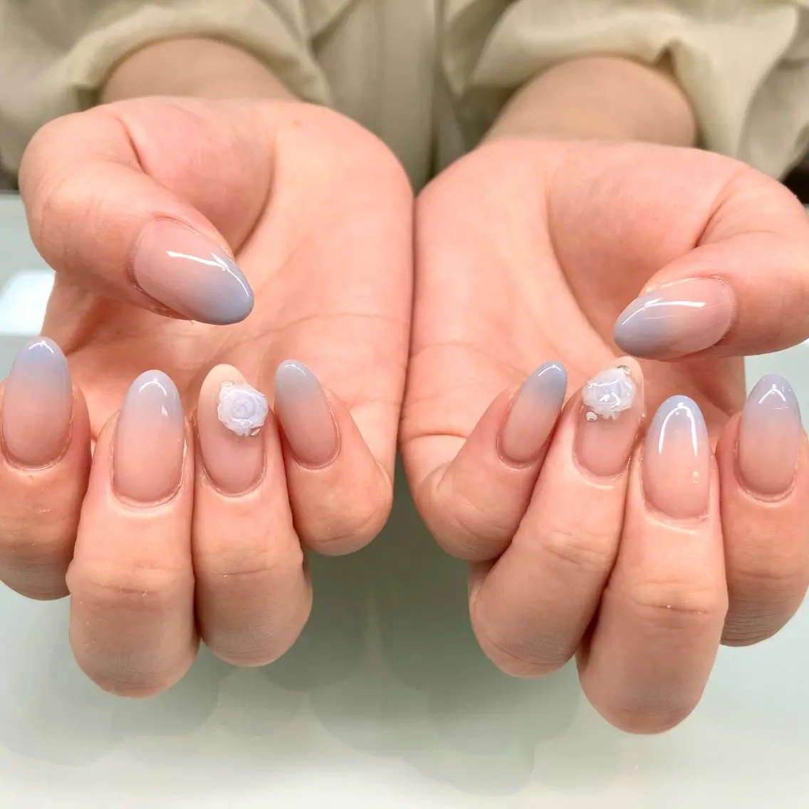 ネイル ハンドネイル aya 🧸☀️ 銀座/韓国ワンホンのネイルデザイン