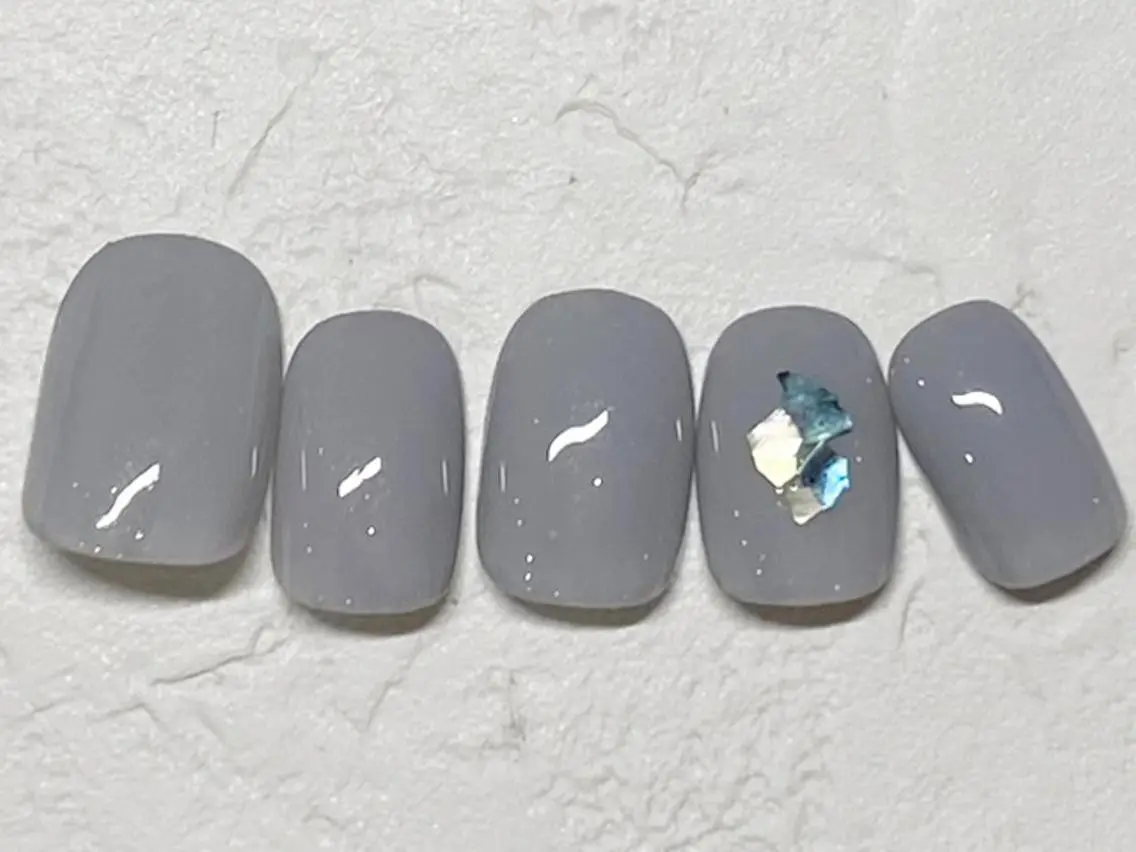 オフ込⭐️何度でも♪💅🏼シンプル定額コース/オフィスandシンプルネイル🪐の写真