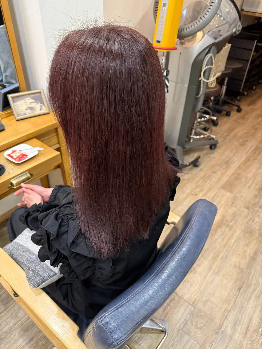 ロング 阪口 麗宇のヘアスタイル