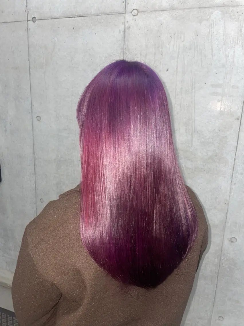 カラー カット✂︎ジャケ写 ネイル🦋mire-のヘアスタイル