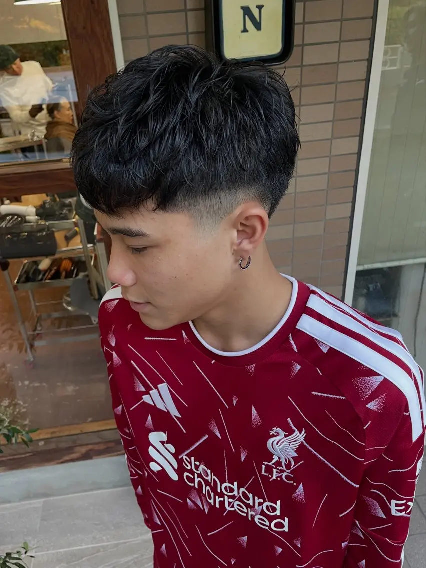 パーマ メンズ フェードカット メンズパーマ カット パーマ メンズパーマ特化 💥森田まさはるのヘアスタイル