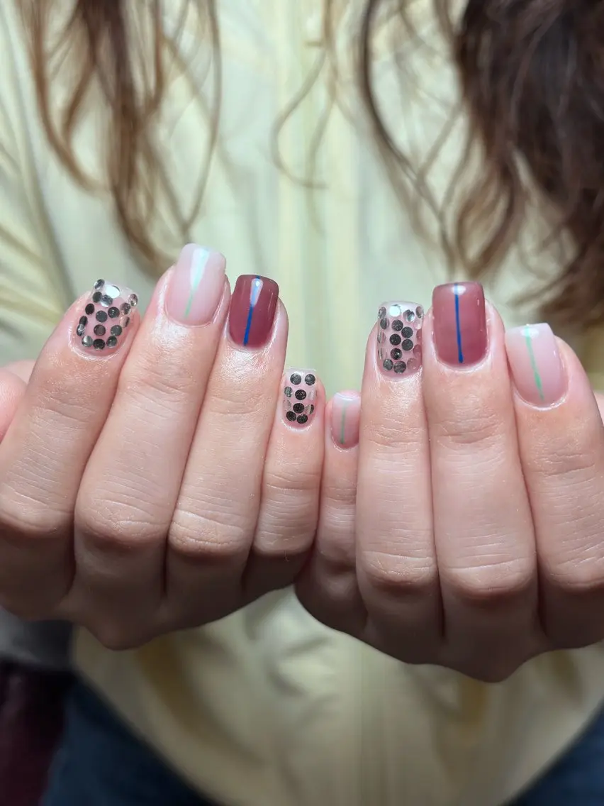 ネイル ニュアンスネイル ショートネイル ハンドネイル amu. nail marinのネイルデザイン