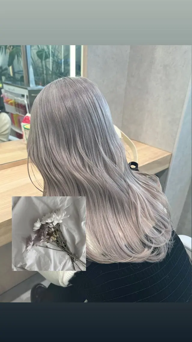 【2ブリーチ】ケアブリーチトリプルカラー+トリートメントの写真