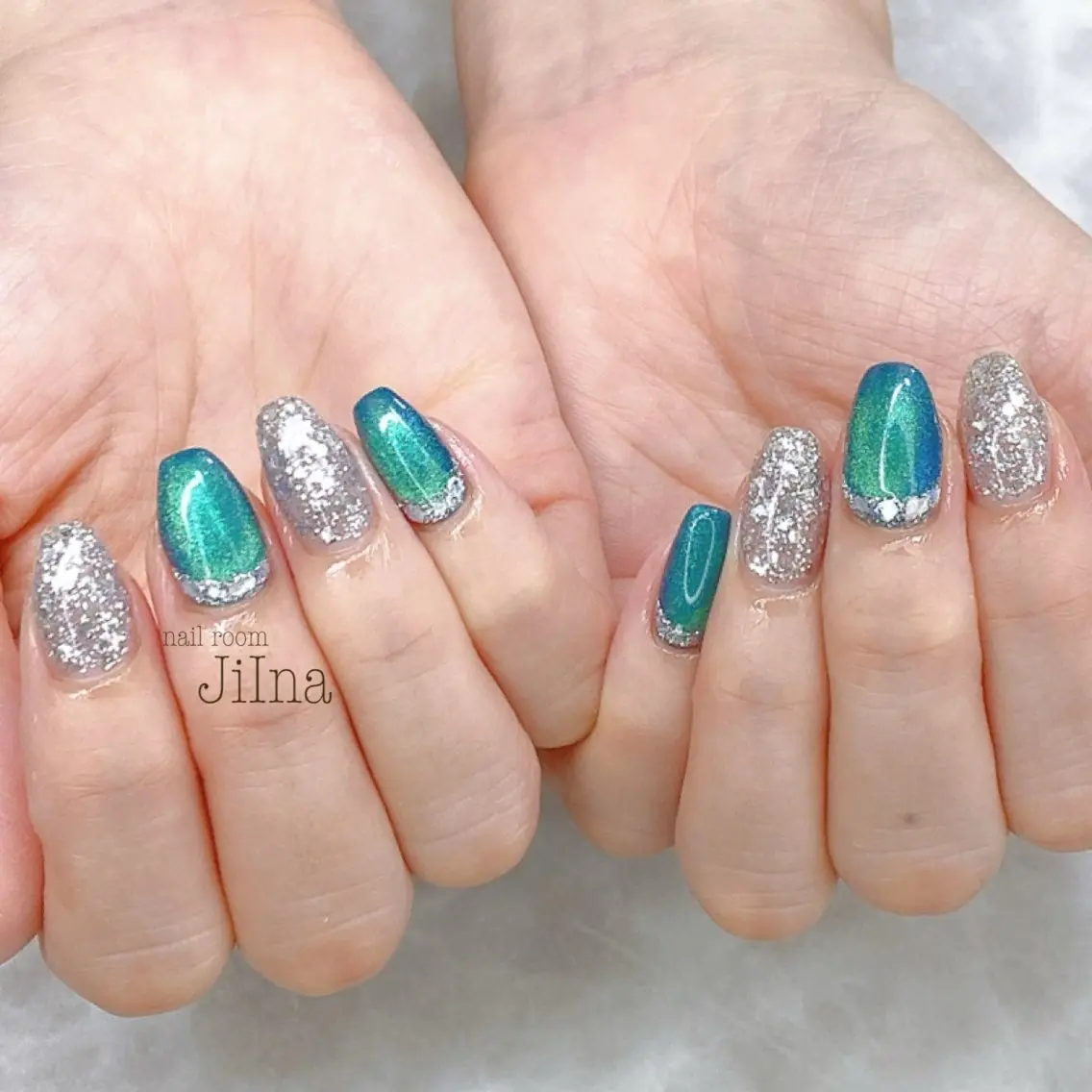 ネイル 持ち込み JiIna nailのネイルデザイン