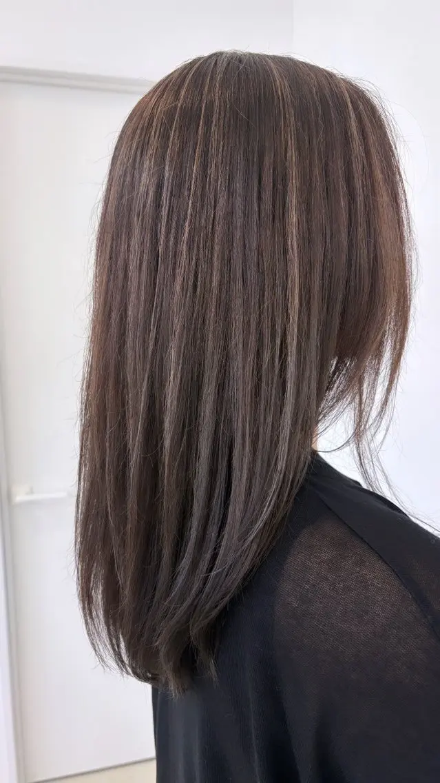 カラー ルプラボウ すぎやまみほのヘアスタイル
