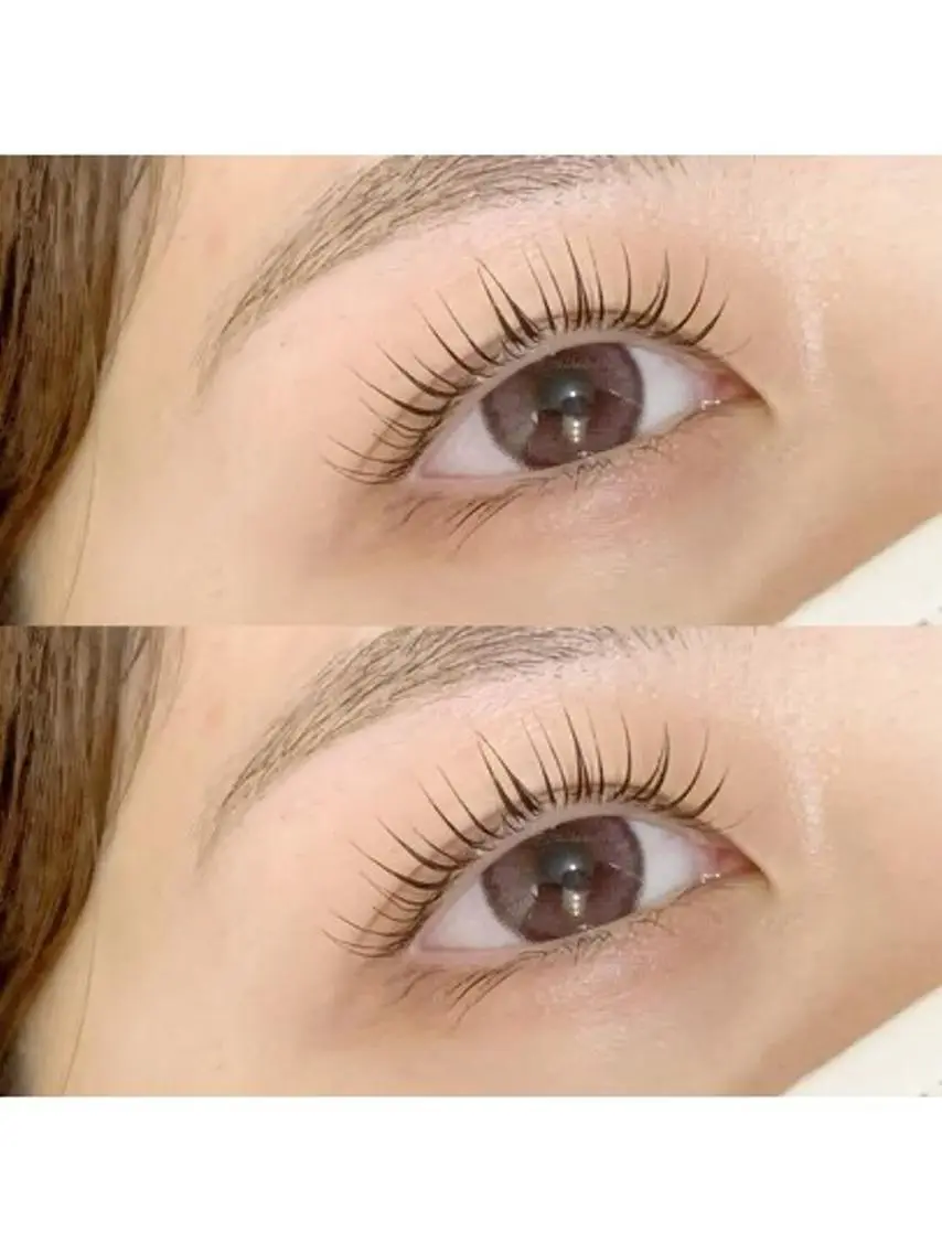 2回目以降👀✨人気No.1セット✨眉毛+まつげパーマ上のみ 「亀戸/錦糸町］の写真