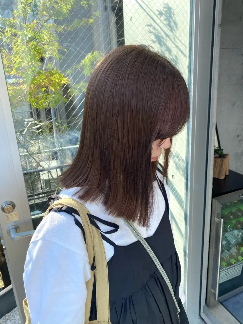 ミディアム カラー ヘアカラー トリートメント 村田 りょうやのヘアスタイル
