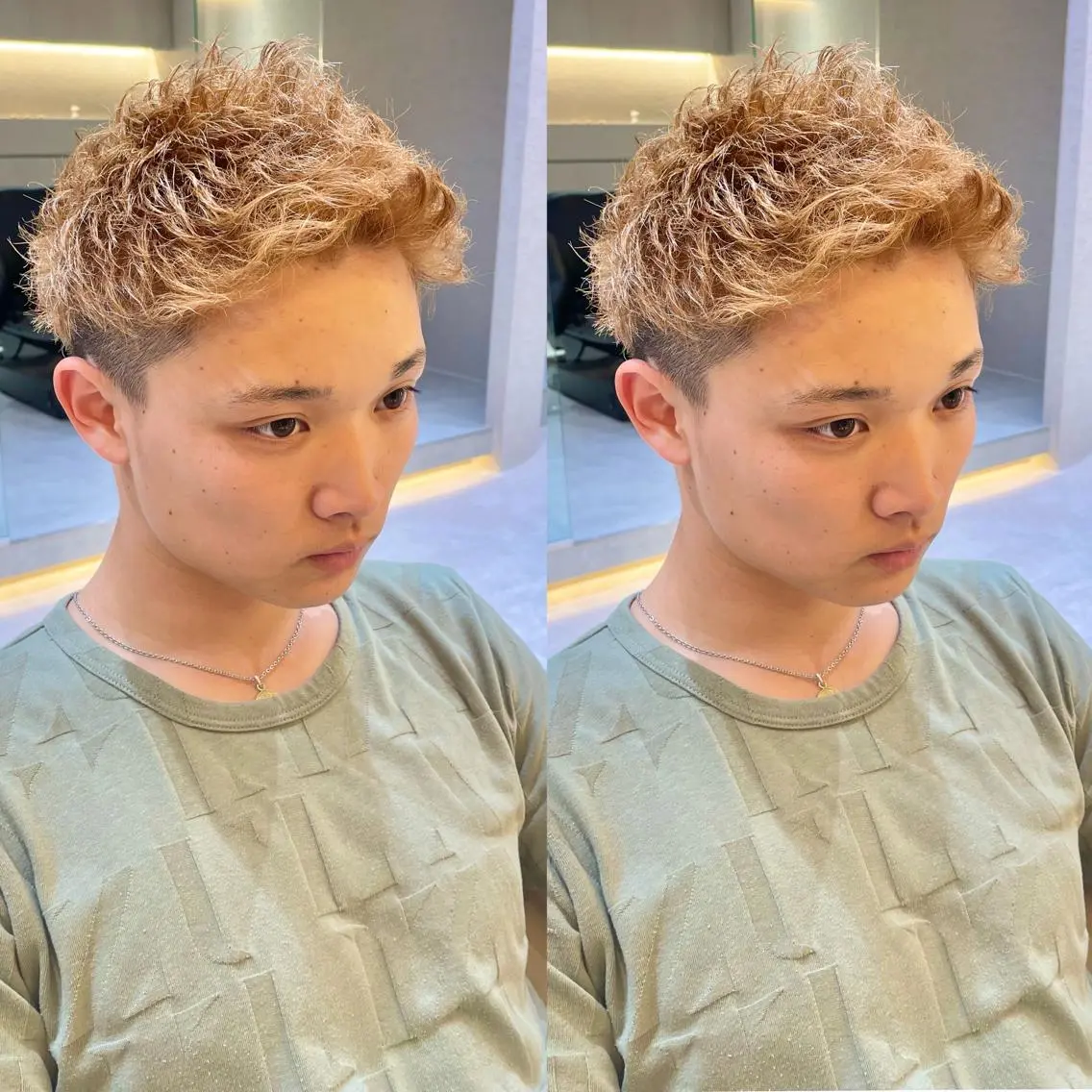カラー メンズ カット 大人メンズパーマ メンズ特化　萱原大幹のヘアスタイル