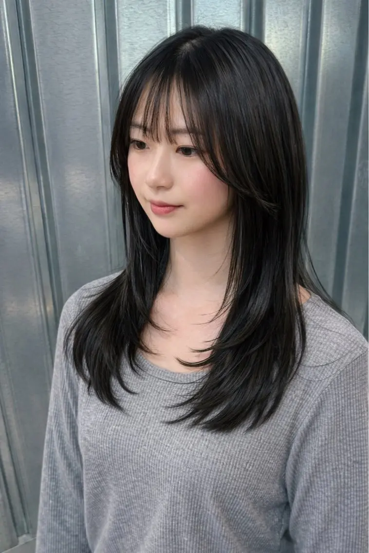 【📣新生活応援📣】艶カラー🎨+aujua髪質改善トリートメント✨+ブロー💁♀️の写真