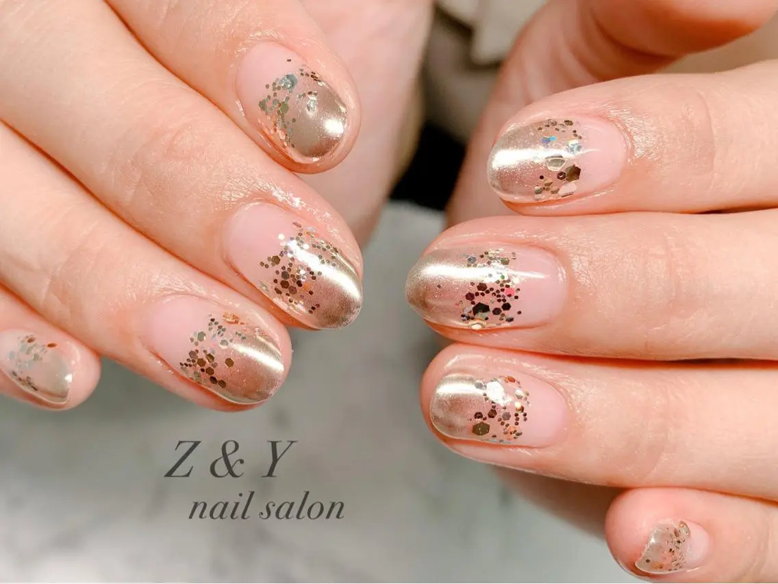 ショート ハンドネイル Z&Y nail salonのネイルデザイン