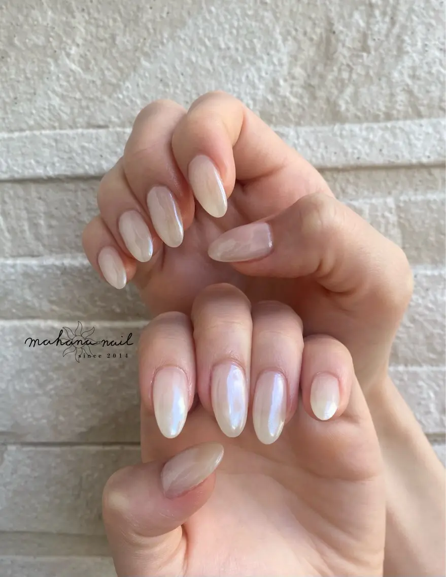 ネイル ミラーネイル mahana nailのネイルデザイン