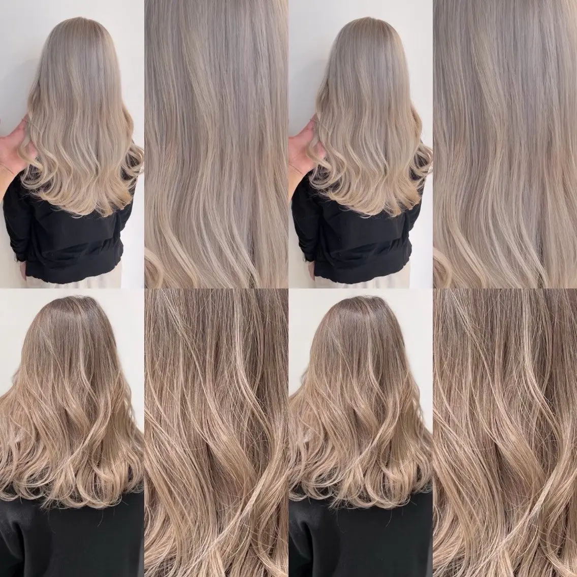 ロング カラー ヘアカラー ✨韓国艶髪✨ケア ブリーチ🫧アキラのヘアスタイル