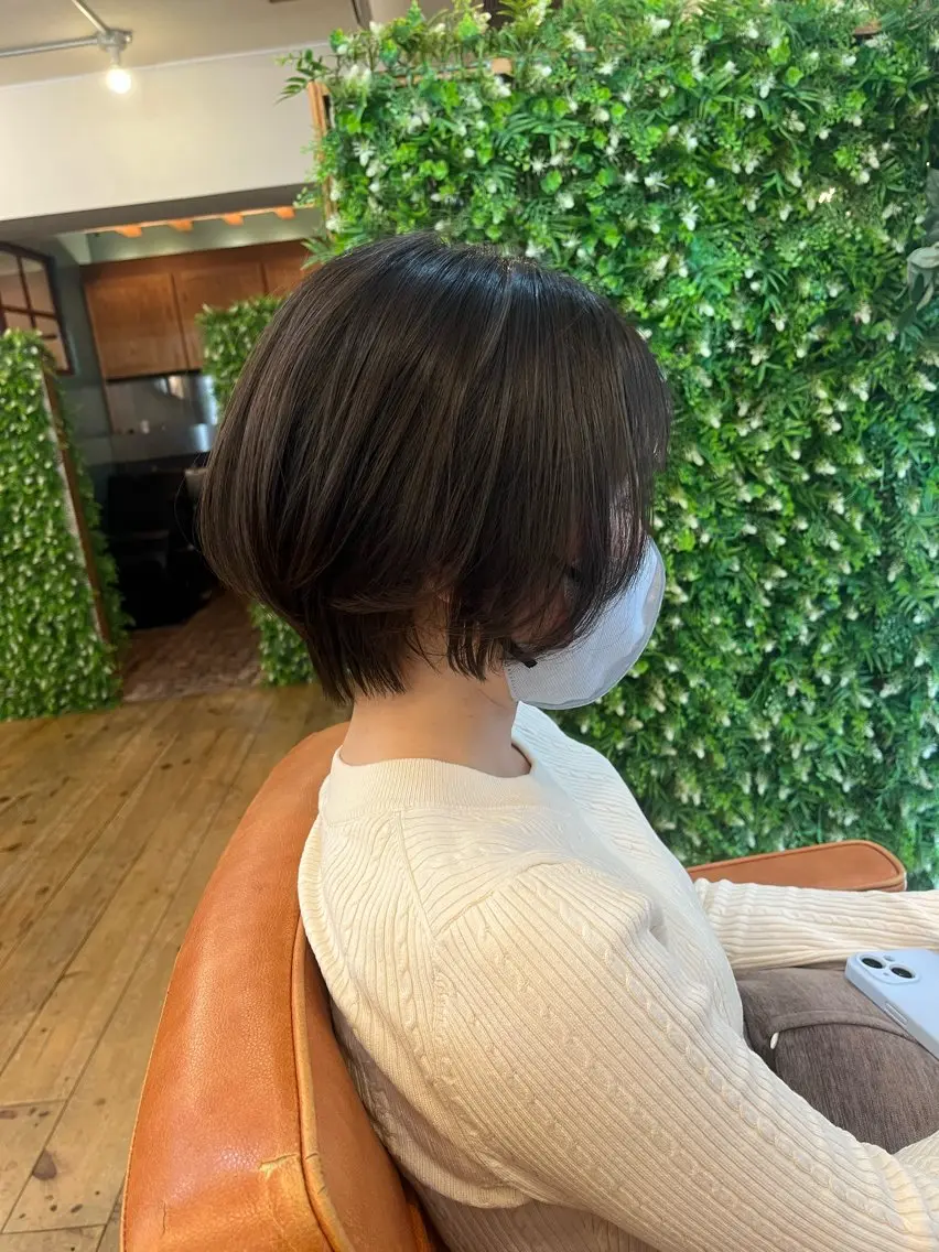 ショート ⚪️髪質改善 縮毛 店長 コウ⚪️のヘアスタイル