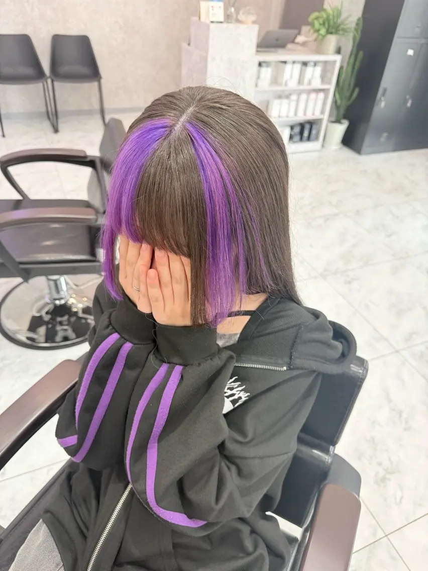 ロング カラー 🌺ハイトーン🌺 矢葺 なぎさ🌺🌺のヘアスタイル