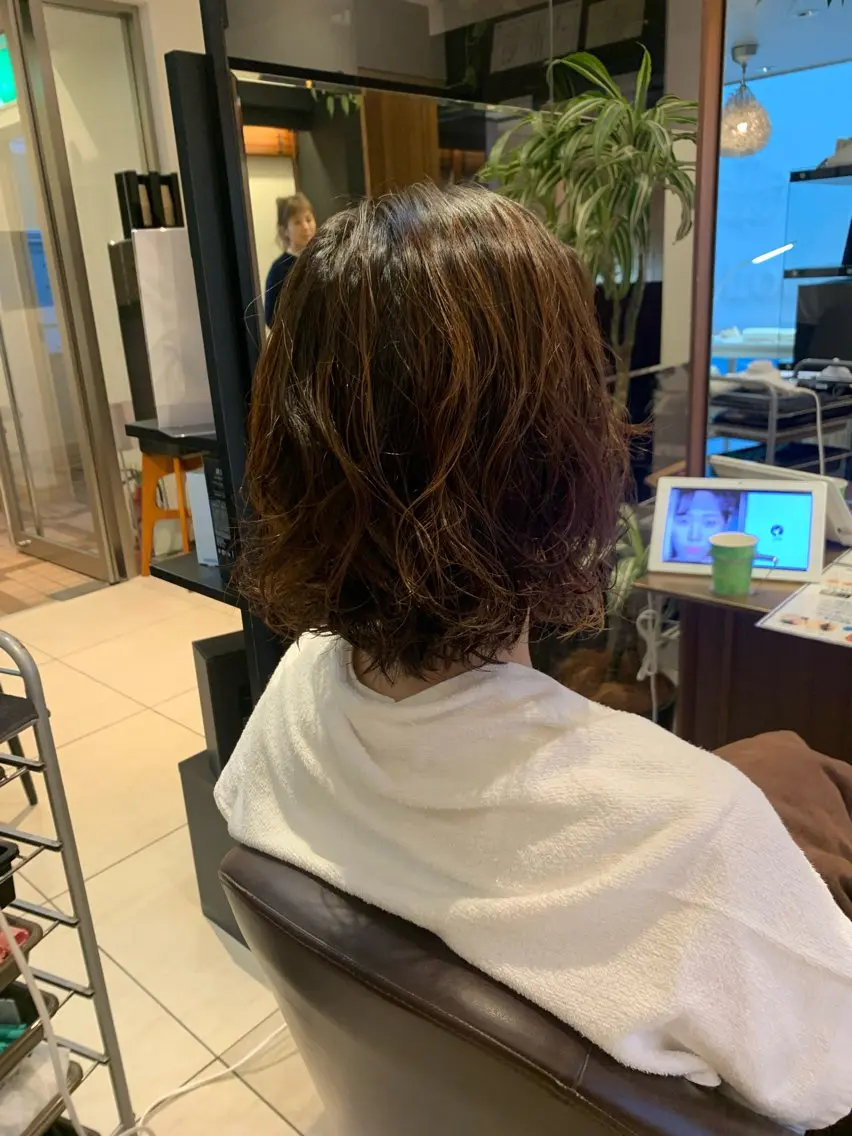 ミディアム manarino マリのヘアスタイル