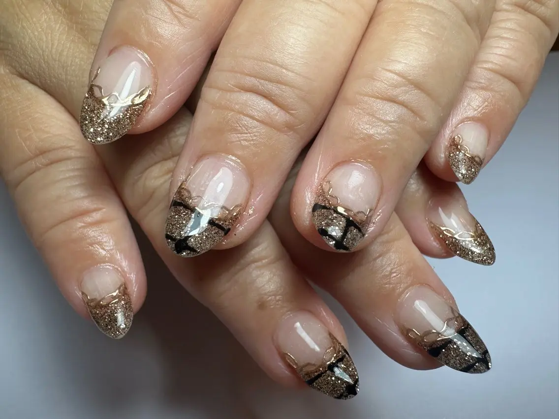 セミロング shandy nailのネイルデザイン