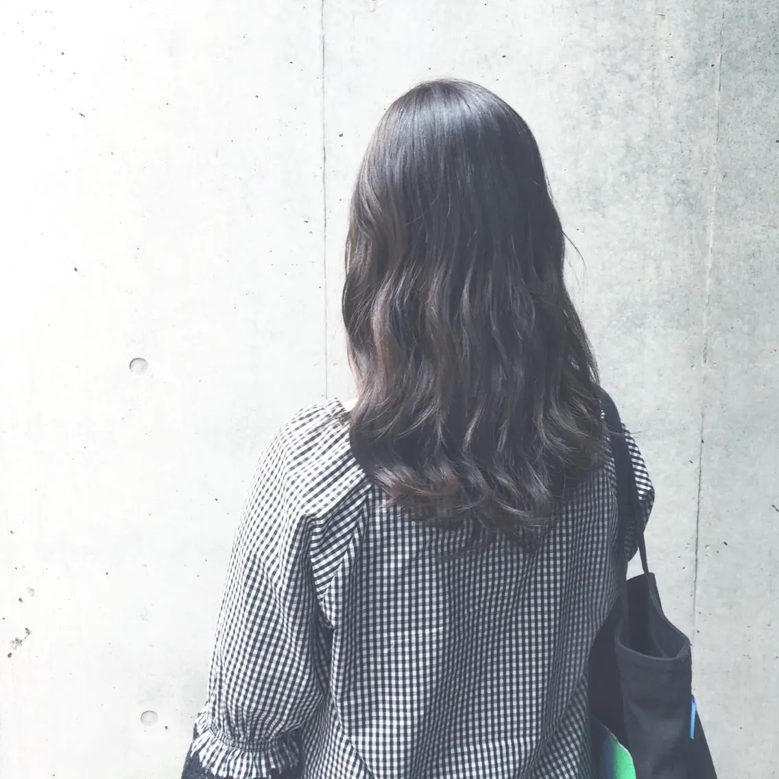 セミロング カラー 井上 美奈子のヘアスタイル