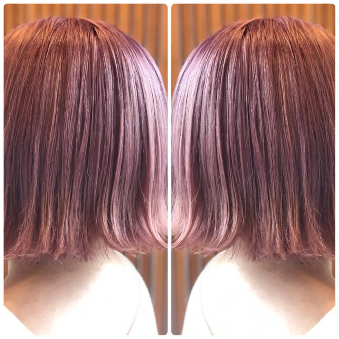 セミロング カラー ベージュカラー ピンクカラー ピンクベージュ ホワイトピンク ホワイトピンクベージュ ヘアカラー トリートメント 小山内 龍一郎 店長のヘアスタイル