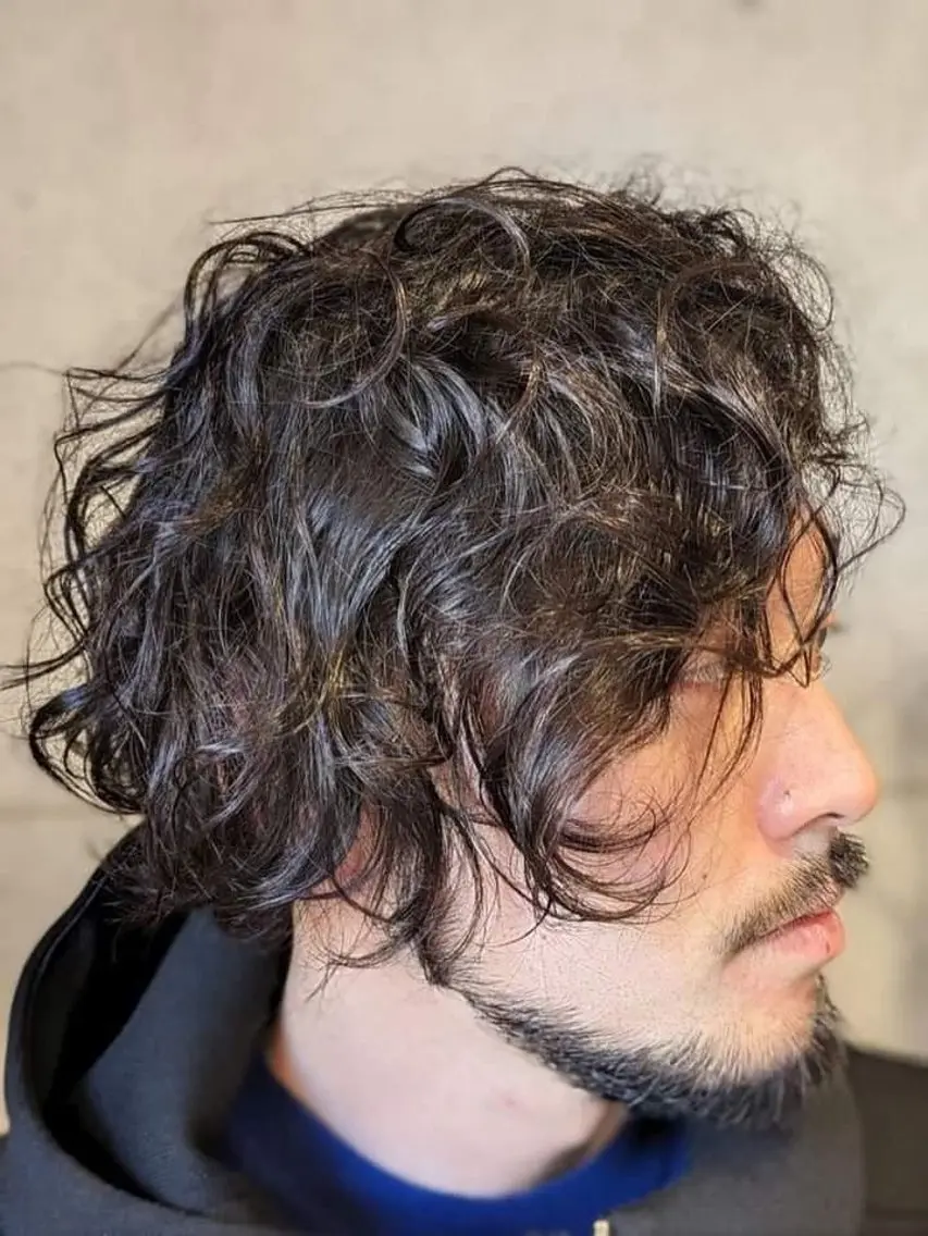 【メンズ限定】カット+デザインパーマ+ヘッドスパ✂️の写真