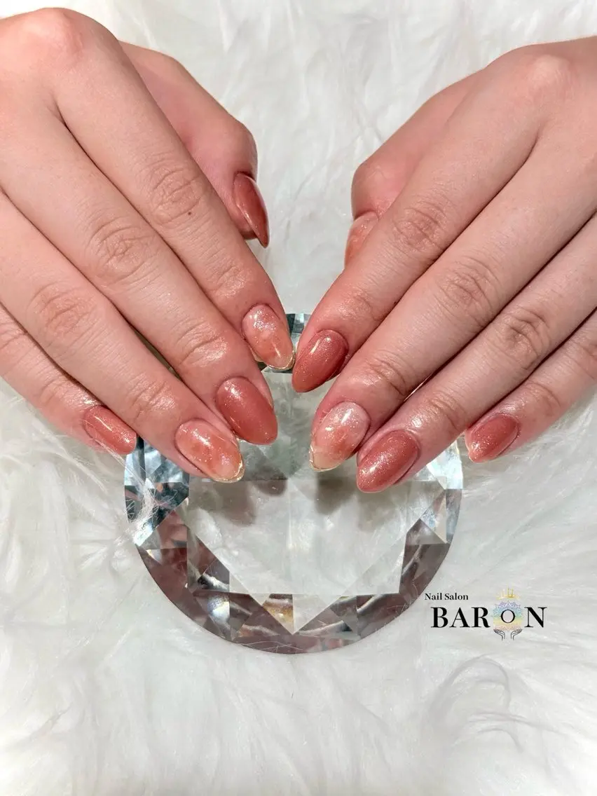ネイル ニュアンスネイル BARON MEGUMIのネイルデザイン