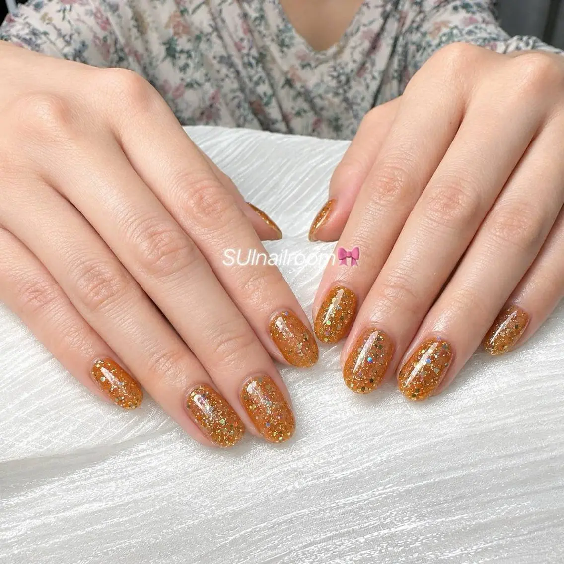 ネイル キラキラネイル ラメ(グリッター) ハンドネイル 自宅SUI Nail Roomのネイルデザイン