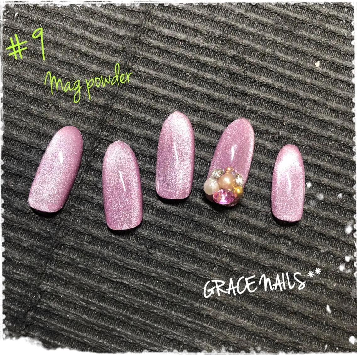 ネイル マグネットネイル ハンドネイル フットネイル GRACE NAILSのネイルデザイン
