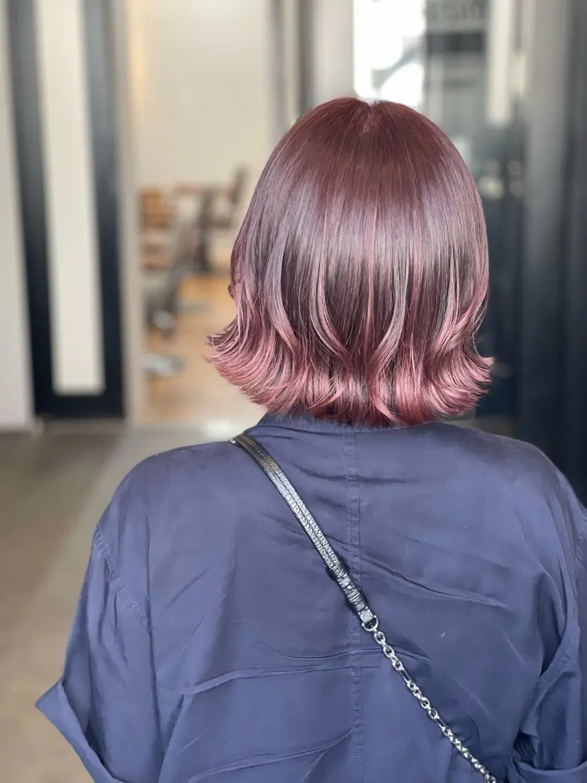 ミディアム 𓇼透明感カラー𓇼 フジノ ケイ 🫧のヘアスタイル