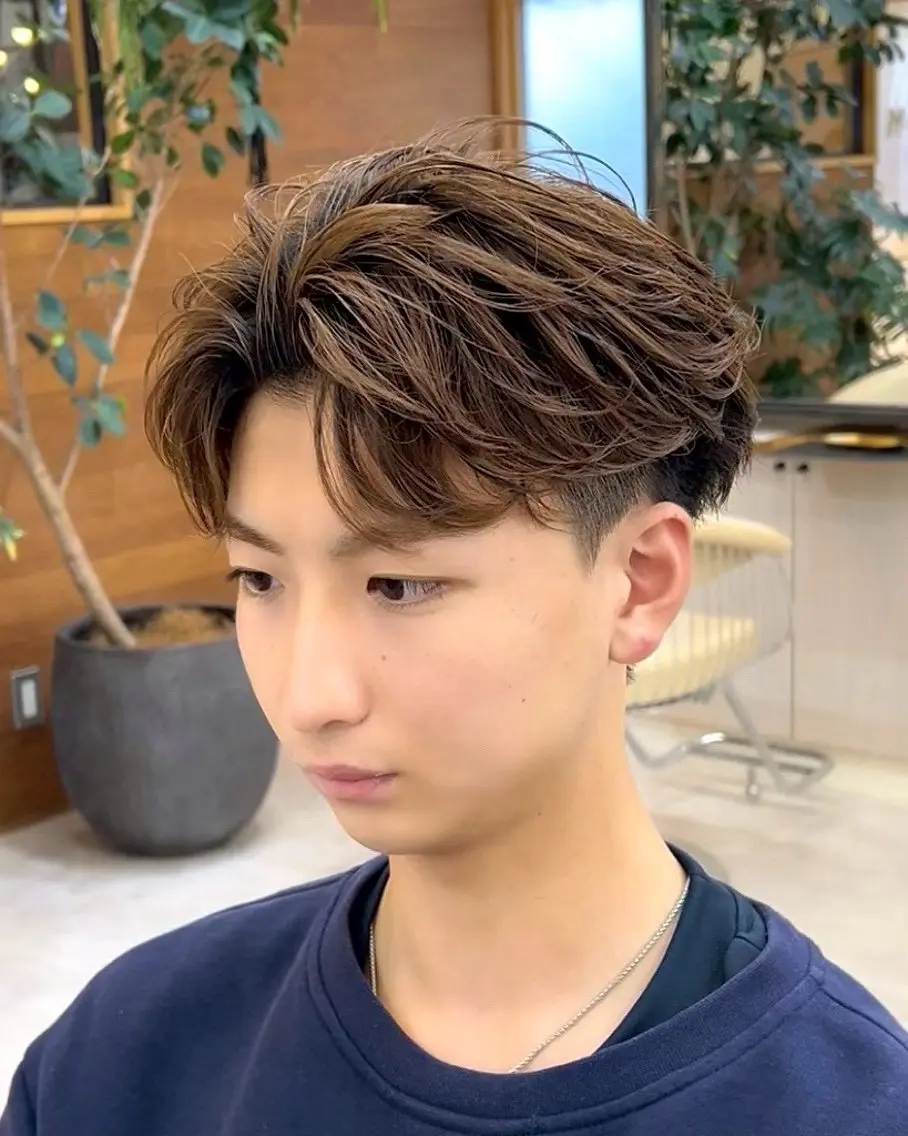 カラー メンズ 千葉 ホシトのヘアスタイル
