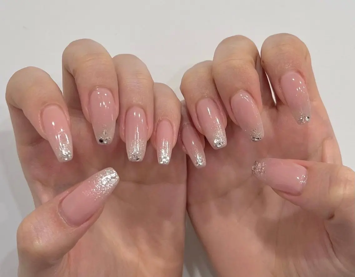 ネイル YumiNail 長さだし&ハンドケアのネイルデザイン