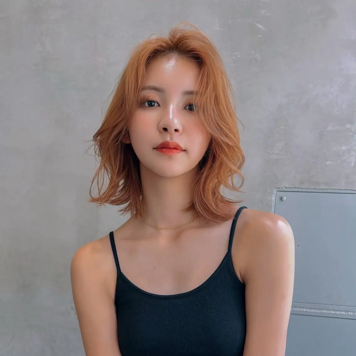 ショート カラー 透明感カラー オレンジ ショートヘア ⚜️ブリーチ× 透明感✨Hayatoのヘアスタイル