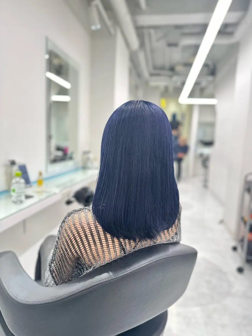 ミディアム カラー ヘアカラー トリートメント ヘッドスパ ヘアセット ❄最強かわいいカラー ❄️MINA❄️のヘアスタイル