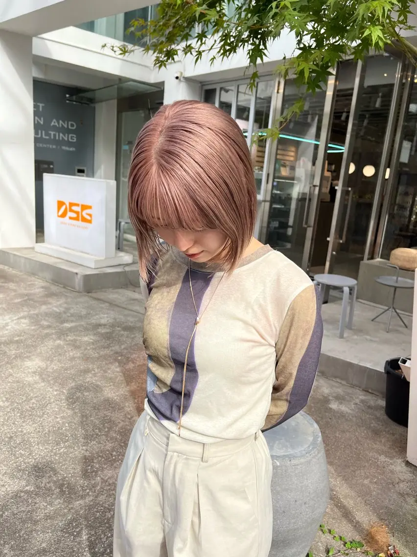 ショート カラー Lomalia 🤍🫧/makoのヘアスタイル