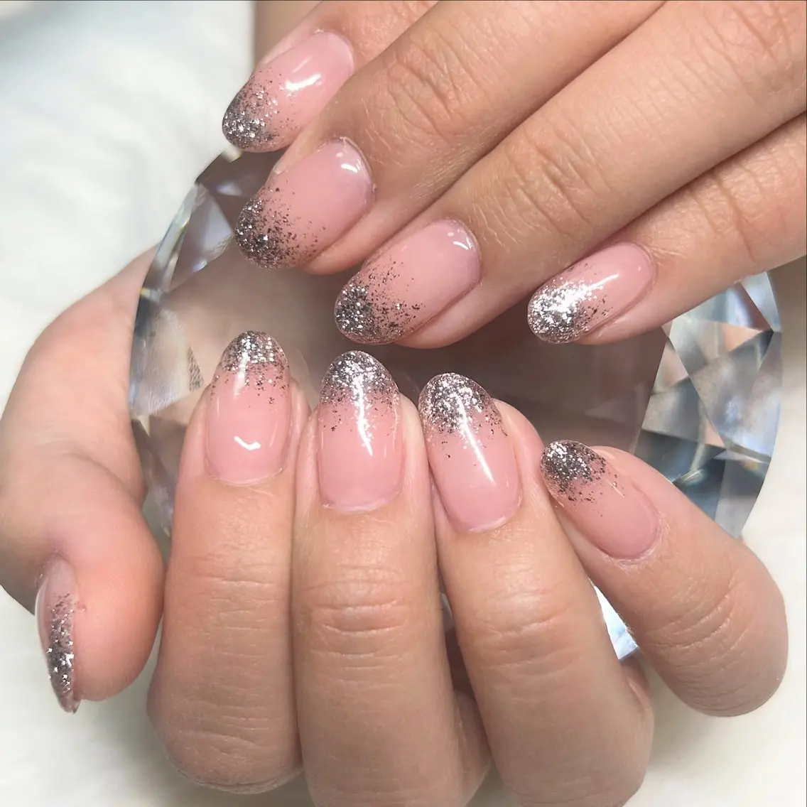 ネイル 長さ出し フラッシュネイル フレンチネイル ジェルネイル 韓国ネイル 愛 nailsalonのネイルデザイン