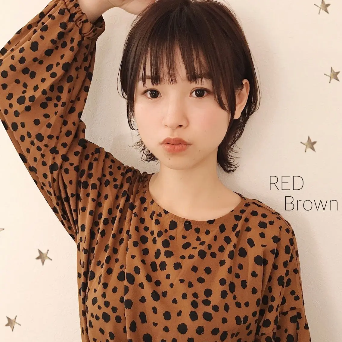 ショート カラー カット ヘアカラー 市川 千夏のヘアスタイル
