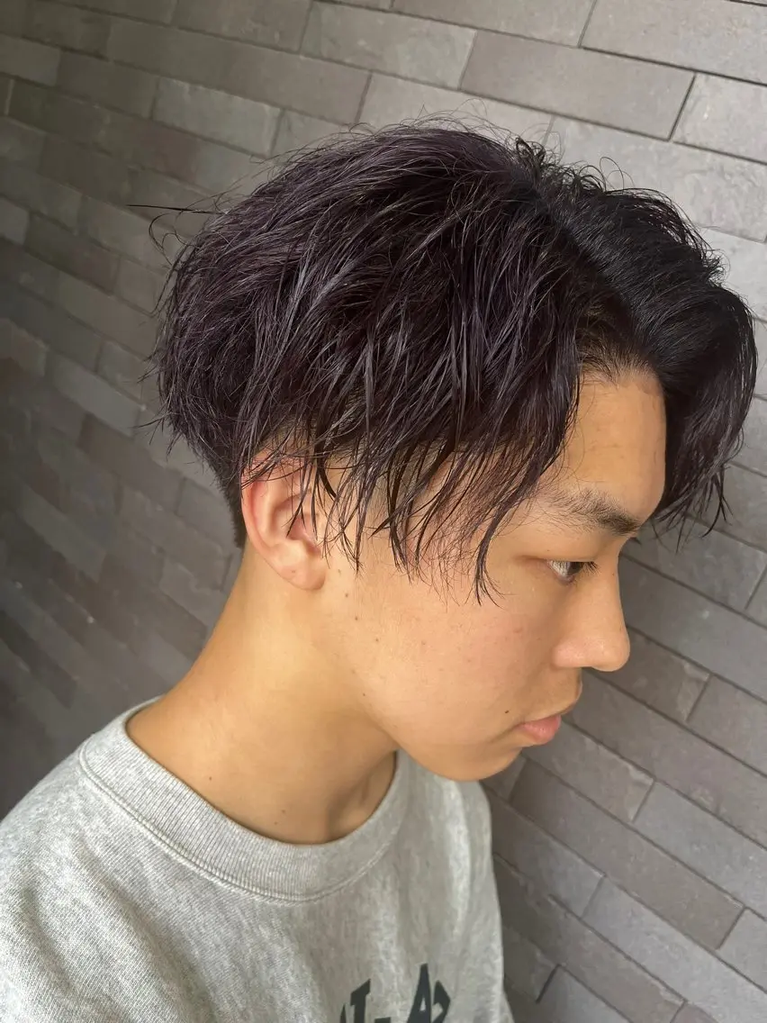 ショート メンズ センターパート マッシュ カット 浜松街中/駐車場有 マンツーマン小畑翔平のヘアスタイル