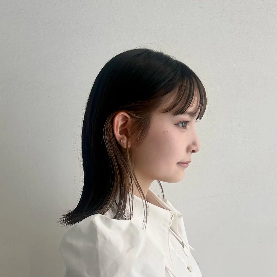 ミディアム カラー ヘアカラー ミシン /サラ 🌿のヘアスタイル