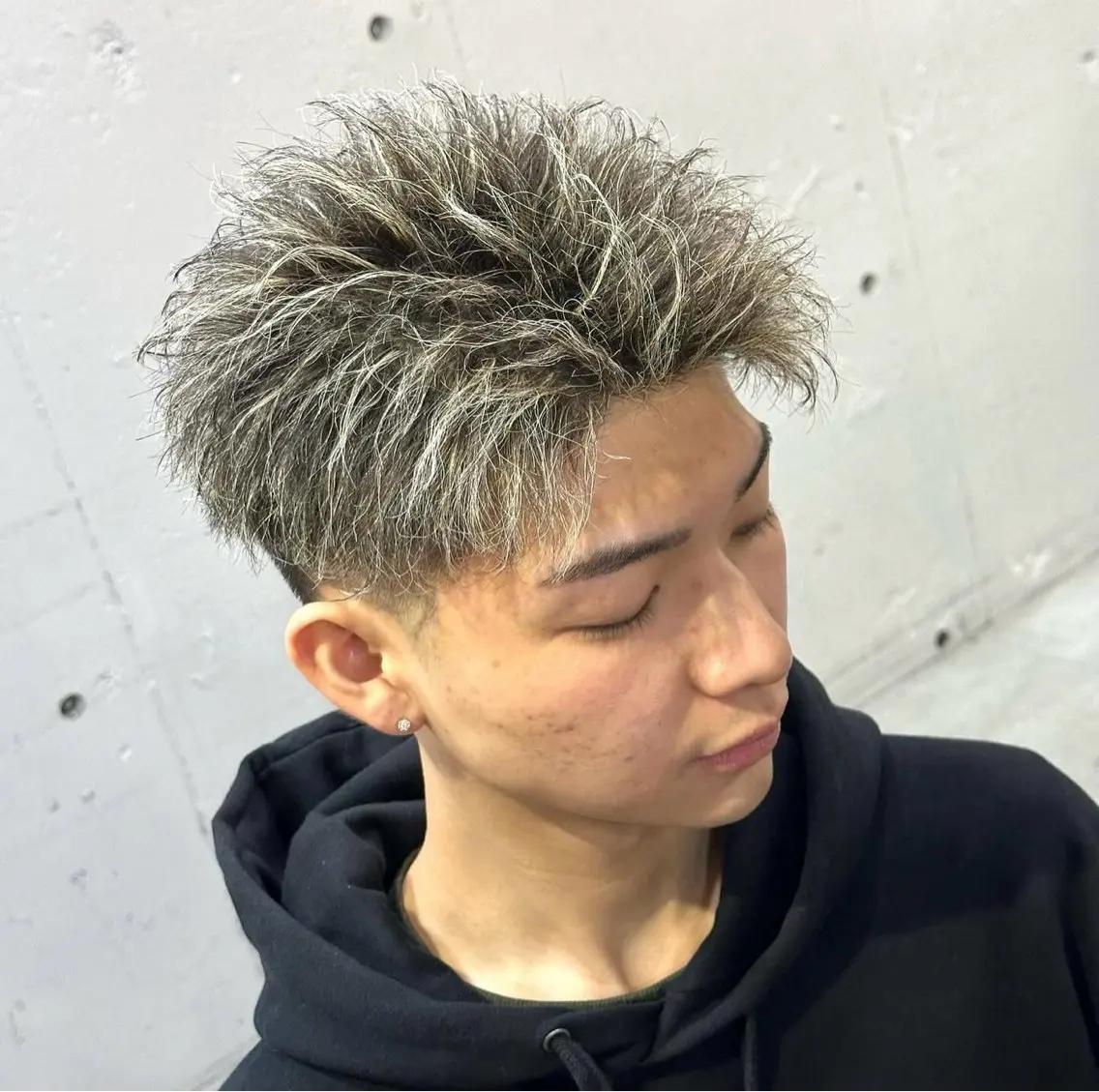カット➕メッシュ〈メンズ〉の写真