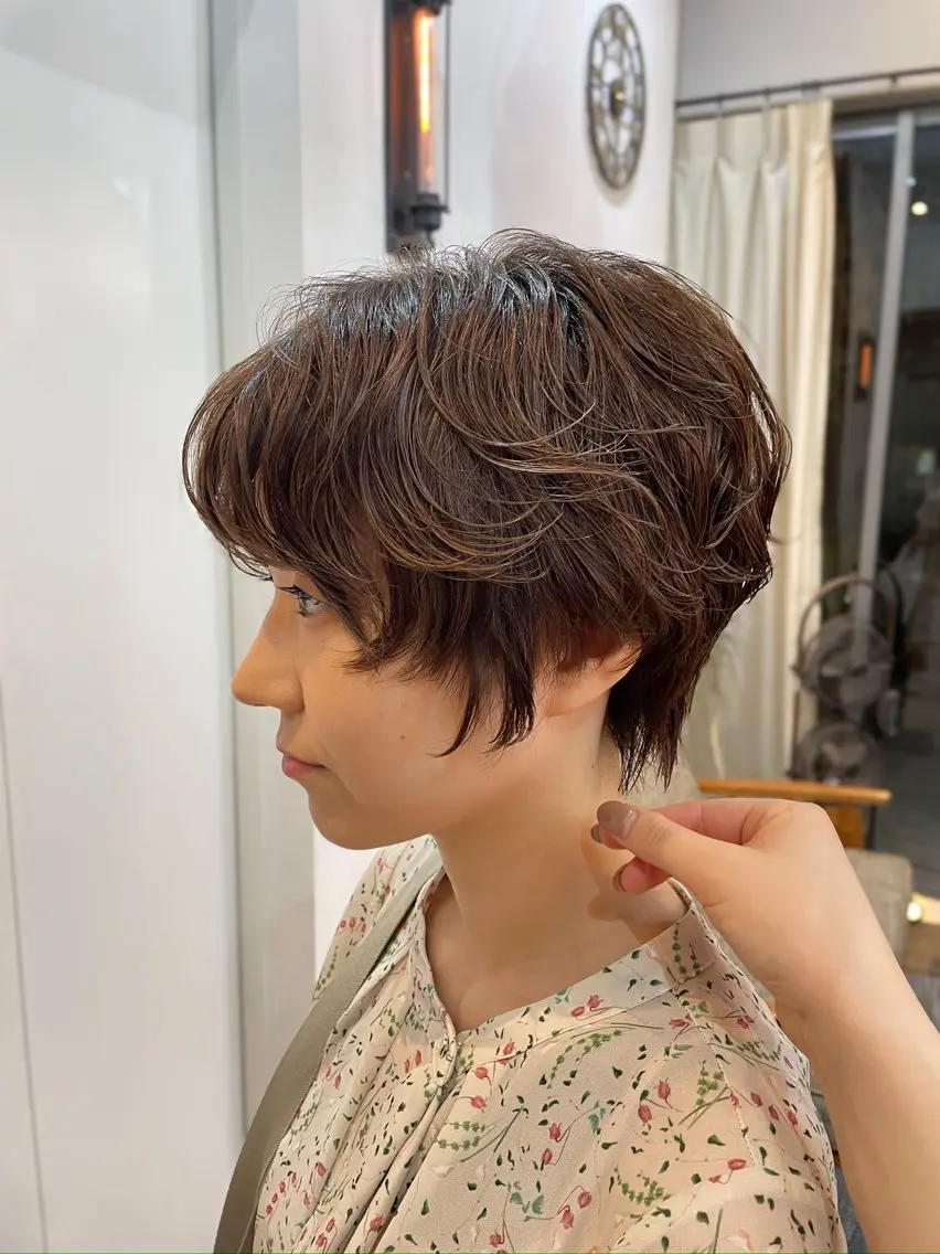 ショート パーマ ショートヘア パーマ kahona/パーマ /ブリーチ銀座のヘアスタイル