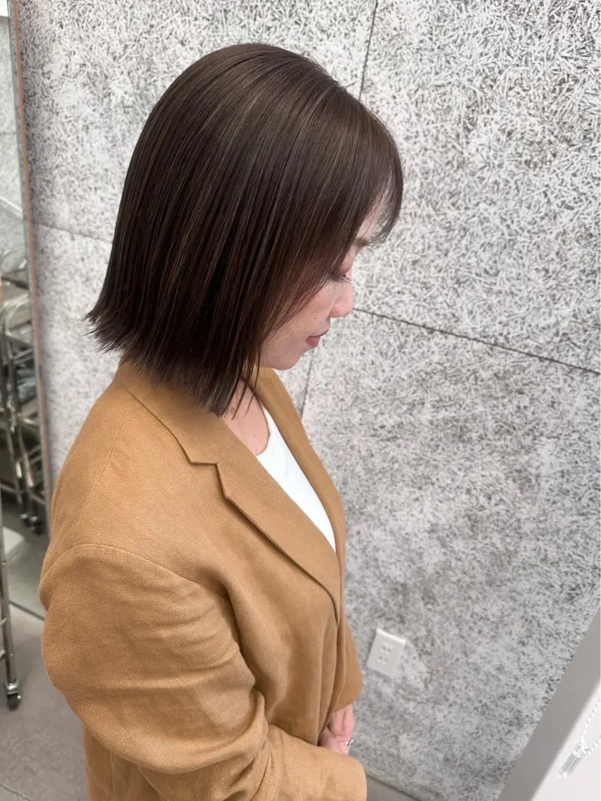 ミディアム ハイライト TEMIL HAIR 愛莉のヘアスタイル