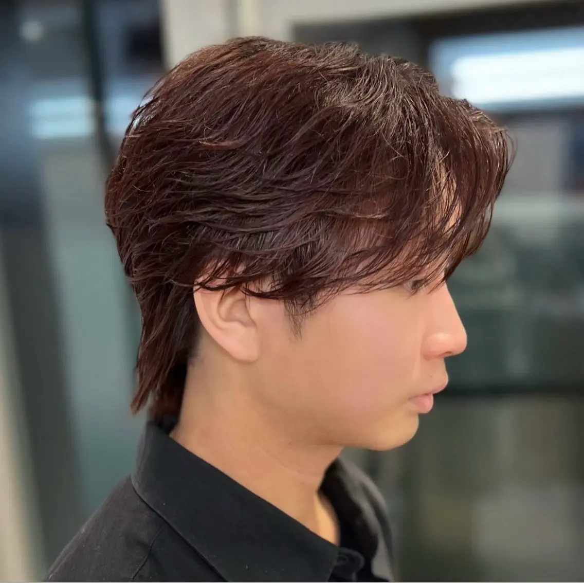 カラー メンズ 小泉 愛空のヘアスタイル